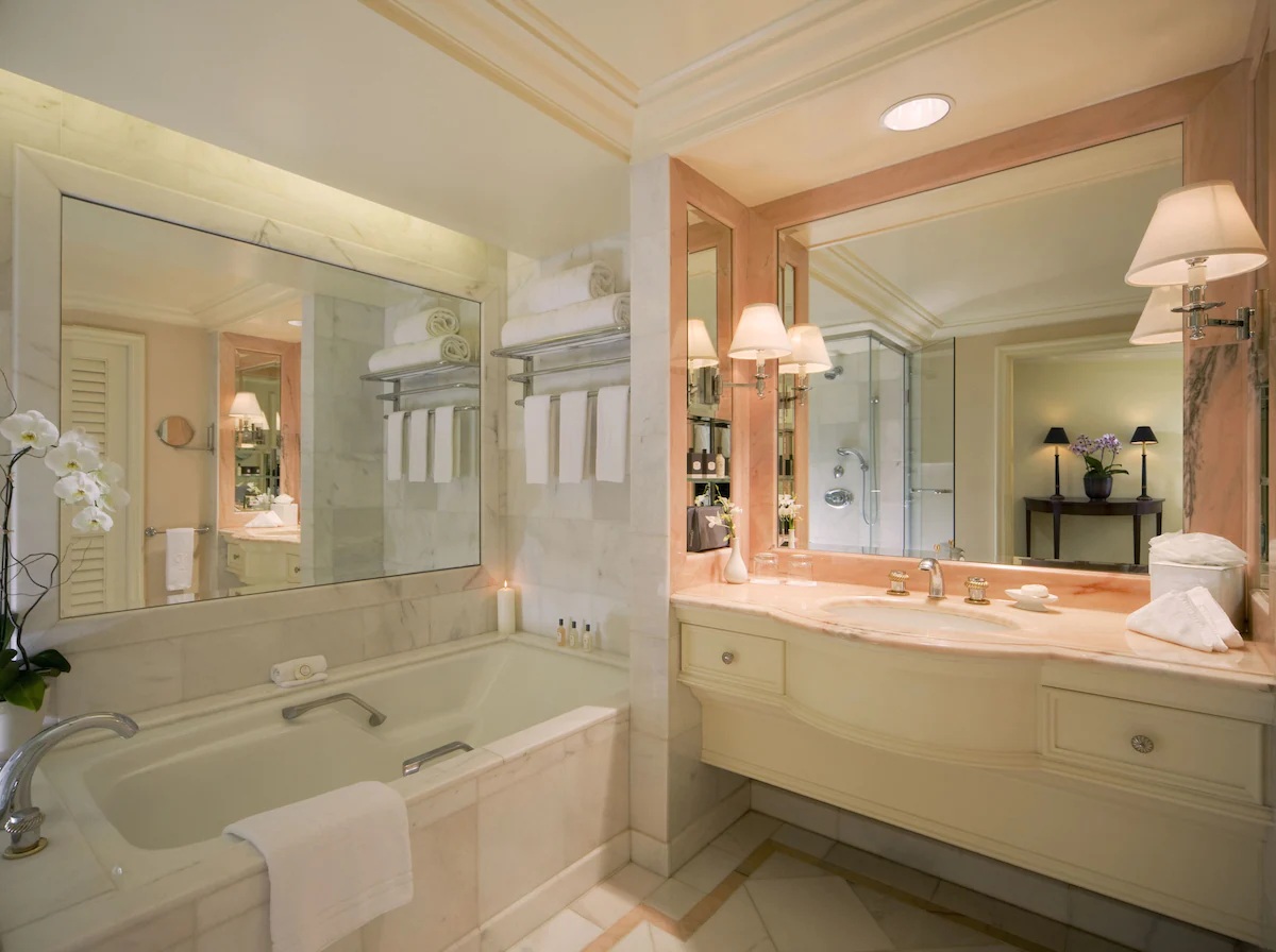 The Peninsula Beverly Hills deepsoaking tub